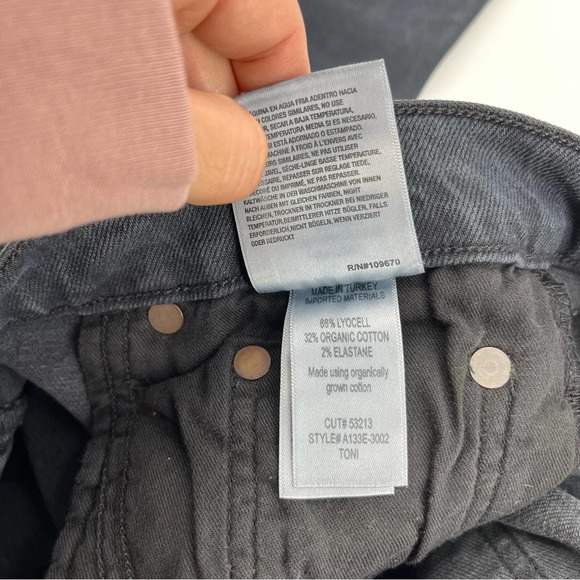 Agolde Women's Straight Leg Jeans - Dark Gray - Picture 14 of 16